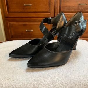 Paul Green Black Strappy Heels